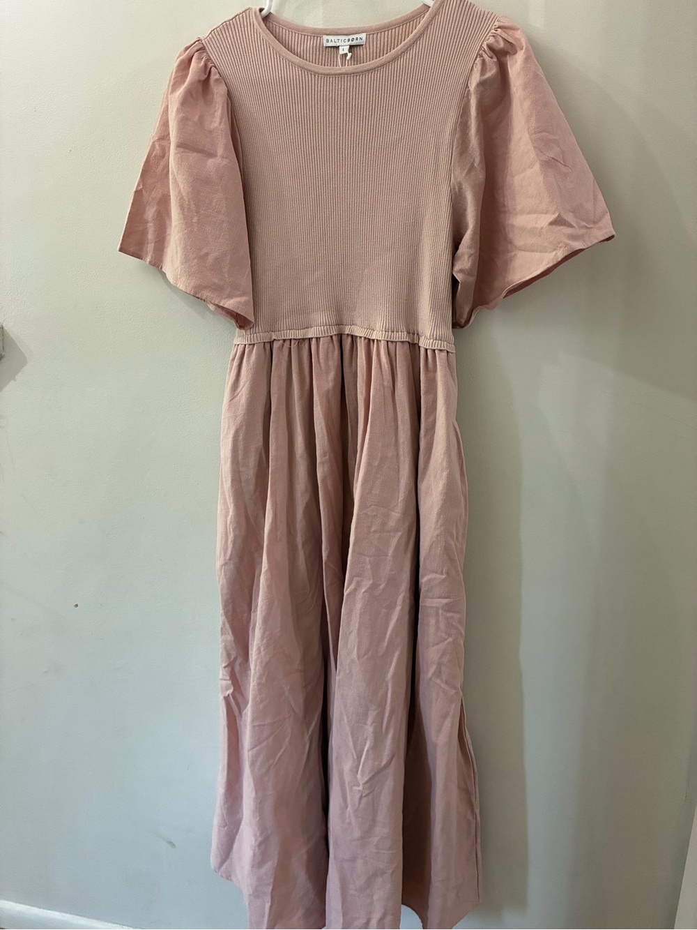 Baltic Born NWT Coco sweater dress - dust rose - large - maxi dress